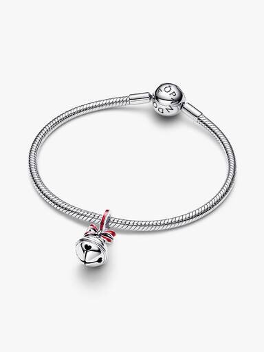 Weihnachtsglocken-Dangle Charm – Sterlingsilber Weihnachtsglocken-Dangle Charm – Sterlingsilber