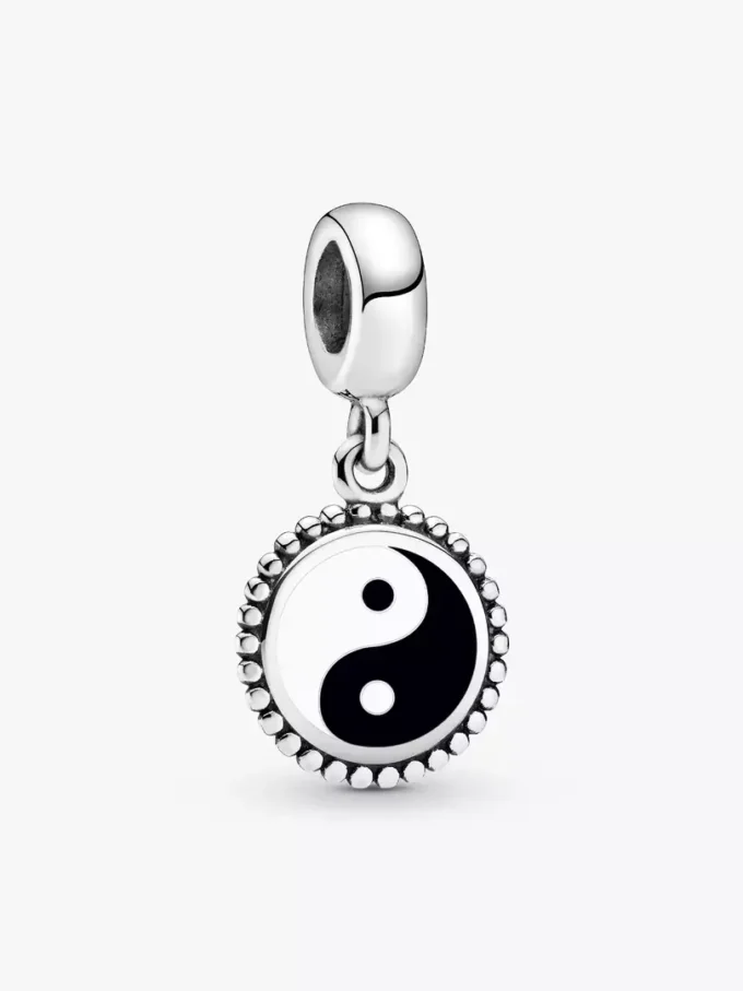 Yin-Yang-Dangle Charm aus Sterlingsilber Yin-Yang-Dangle Charm aus Sterlingsilber