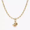 Yoonchae Muschel-Charm-Halskettenset, 2er-Set