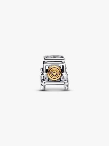 Zweifarbiger Abenteuer-Auto-Charm – Sterlingsilber, 14-karätige Vergoldung Zweifarbiger Abenteuer-Auto-Charm – Sterlingsilber, 14-karätige Vergoldung