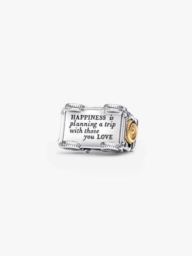 Zweifarbiger Abenteuer-Auto-Charm – Sterlingsilber, 14-karätige Vergoldung Zweifarbiger Abenteuer-Auto-Charm – Sterlingsilber, 14-karätige Vergoldung