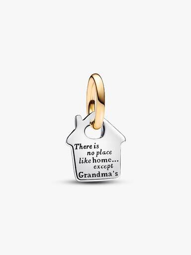 Zweifarbiger „Grandma’s House“-Dangle Charm – Sterlingsilber, 14-karätig vergoldet Zweifarbiger „Grandma’s House“-Dangle Charm – Sterlingsilber, 14-karätig vergoldet