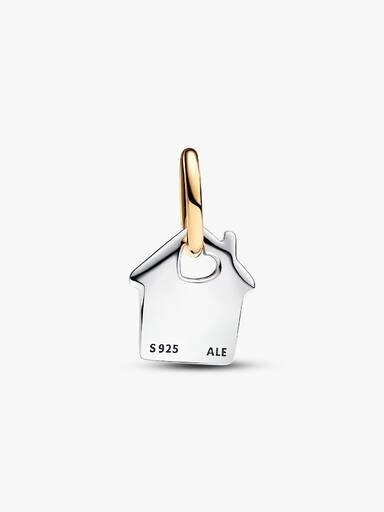 Zweifarbiger „Grandma’s House“-Dangle Charm – Sterlingsilber, 14-karätig vergoldet Zweifarbiger „Grandma’s House“-Dangle Charm – Sterlingsilber, 14-karätig vergoldet