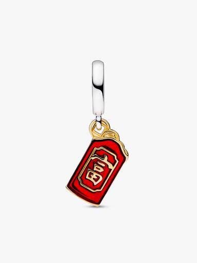 Zweifarbiger „Red Envelope“-Dangle Charm – Sterlingsilber, 14-karätige Vergoldung Zweifarbiger „Red Envelope“-Dangle Charm – Sterlingsilber, 14-karätige Vergoldung