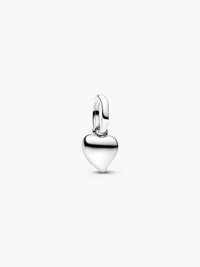 Mini-Dangle Charm Herz aus Sterlingsilber Mini-Dangle Charm Herz aus Sterlingsilber