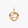 Zwillinge-Sternzeichen-Dangle Charm, 14 Karat vergoldet Zwillinge-Sternzeichen-Dangle Charm, 14 Karat vergoldet